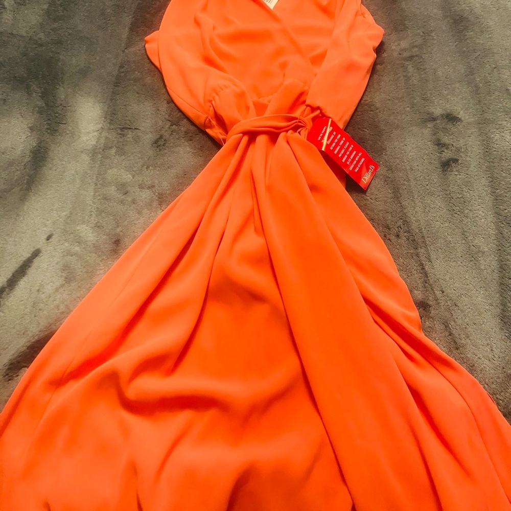 Ralph Lauren Vibrant Orange  Dress size 8, long